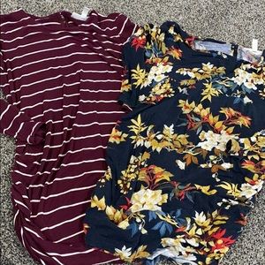 Jessica Simpson maternity 3/4 sleeve shirts